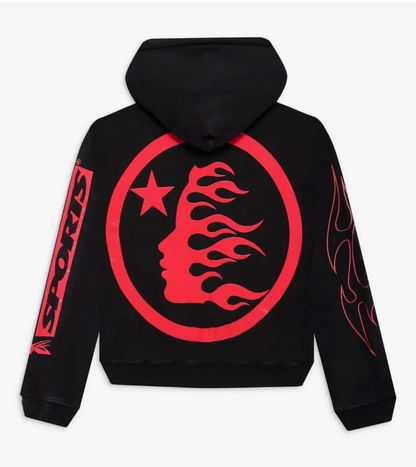 Hellstar Sports Future Flame Hoodie Blac