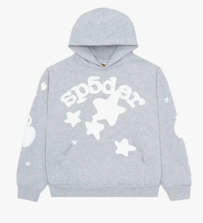 Sp5der Beluga Hoodie Heather Grey