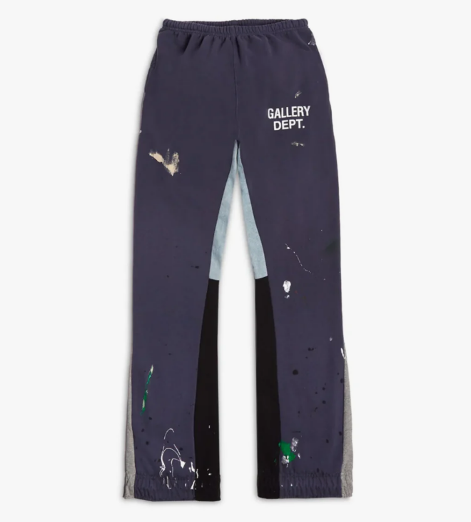 Gallery Dept splash ink pants (Navy)