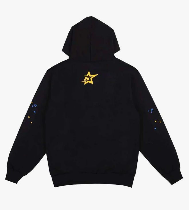 Sp5der P*nk Hoodie Black