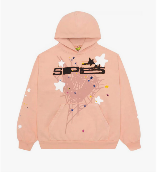 Sp5der Sp5 Peach Hoodie