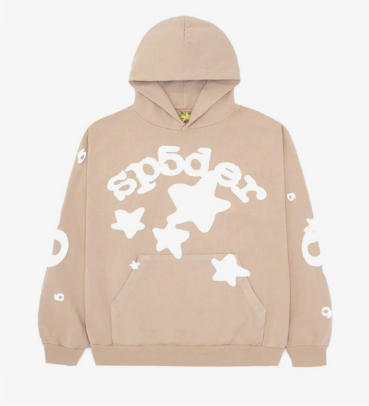 Sp5der Beluga Hoodie Brown